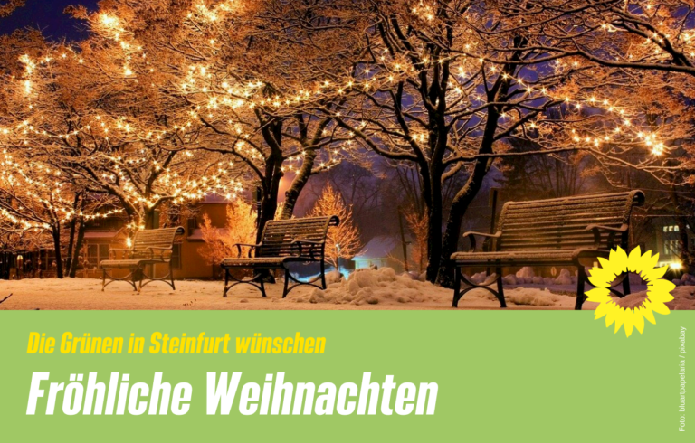 Grüner Weihnachtsgruß 2021