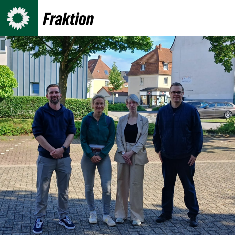 Die Grünen besuchen Bismarckschule